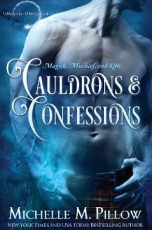 Cover of Cauldrons and Confessions Large Print Edition