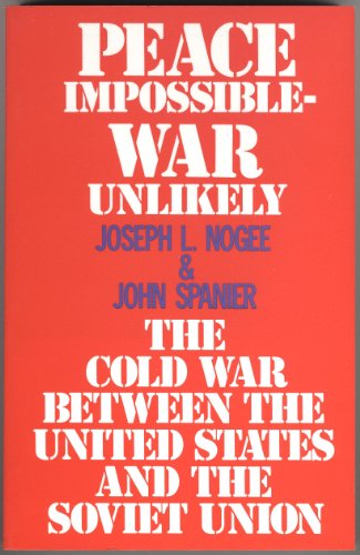 Book cover for Peace Impossible - War Unlikely