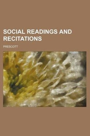 Cover of Social Readings and Recitations