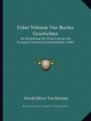 Book cover for Ueber Nithards Vier Bucher Geschichten