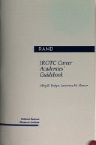 Cover of Jrotc Career Academies' Guidebook