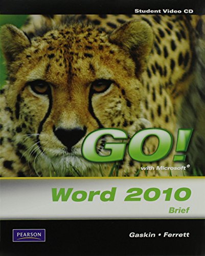 Book cover for Student Videos for GO! with Microsoft Word  Brief