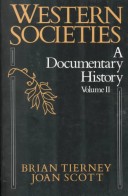 Book cover for Western Societies: A Documentary History