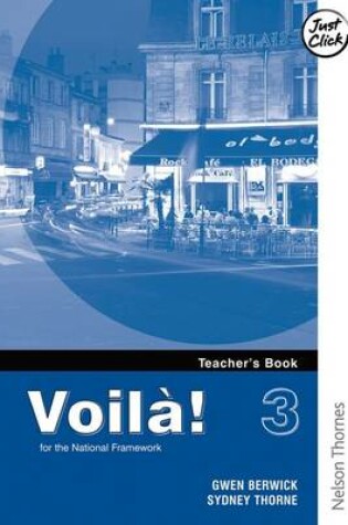 Cover of Voila! 3 Higher Teacher's Book