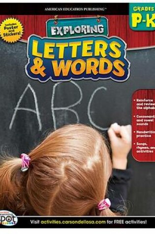 Cover of Letters & Words, Grades Pk - K