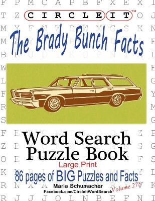 Book cover for Circle It, The Brady Bunch Facts, Word Search, Puzzle Book