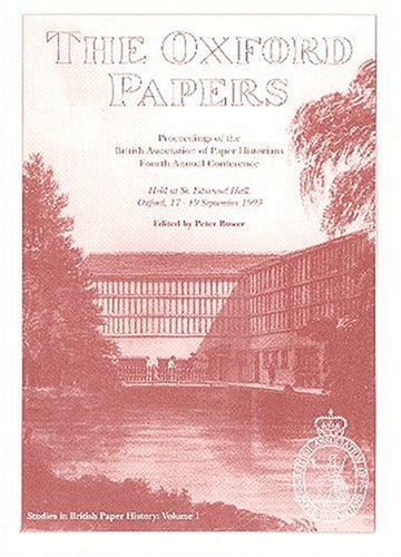 Book cover for The Oxford Papers, Studies in British Paper History