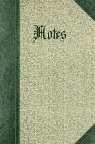 Cover of Vintage Floral Pattern Design Notes Journal