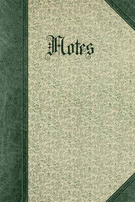Book cover for Vintage Floral Pattern Design Notes Journal