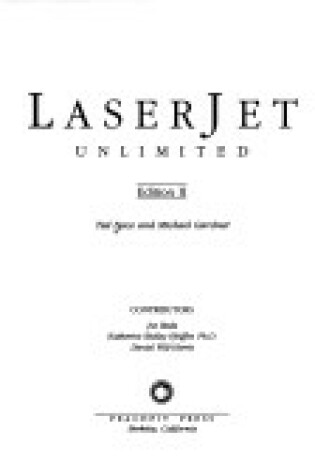 Cover of Laserjet Unlimited