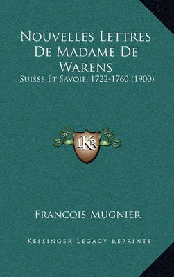 Book cover for Nouvelles Lettres de Madame de Warens