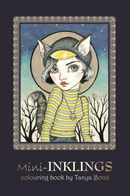 Book cover for Mini-INKLINGS colouring book by Tanya Bond