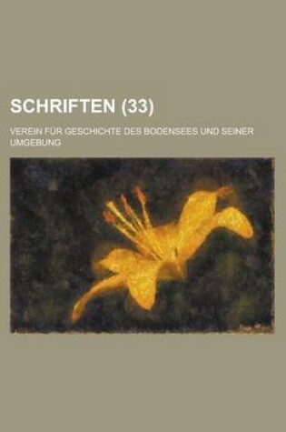 Cover of Schriften (33 )