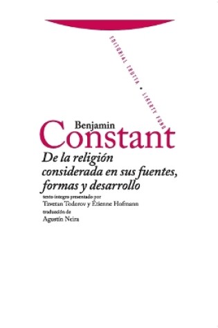 Cover of de la Religion Considerada En Sus Fuentes, Formas Y Desarrollo