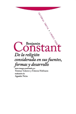 Book cover for de la Religion Considerada En Sus Fuentes, Formas Y Desarrollo