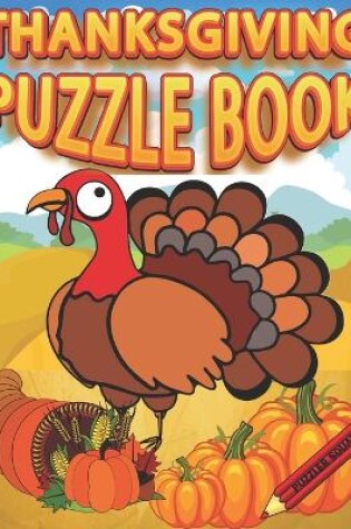 Cover of Puzzler Squad Thanksgiving Puzzle Book