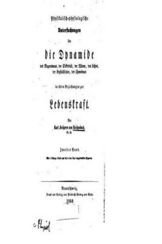 Cover of Physikalisch-Physiologische Untersuchungen