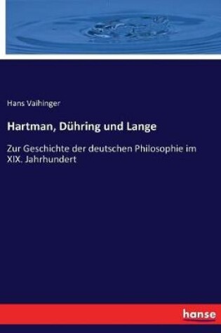 Cover of Hartman, Duhring und Lange