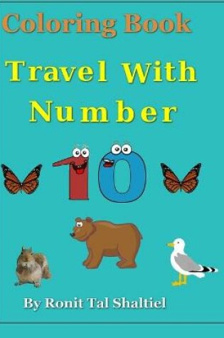 Cover of Coloring Book- Travel with Number 10