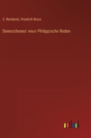 Cover of Demosthenes' neun Philippische Reden