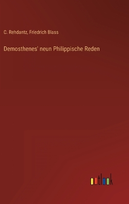 Book cover for Demosthenes' neun Philippische Reden