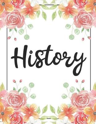 Book cover for History