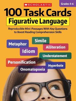 Book cover for 100 Task Cards: Figurative Language