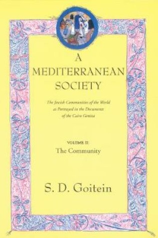 Cover of A Mediterranean Society, Volume II