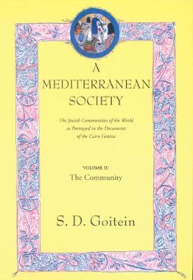 Cover of A Mediterranean Society, Volume II