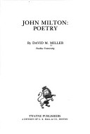 Book cover for John Milton: Poetry