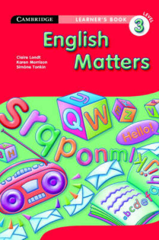 Cover of English Matters Grade 3 Learner's Book