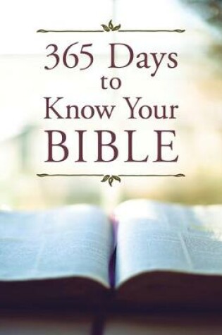 Cover of 365 Days to Know Your Bible