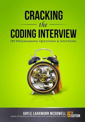 Book cover for Cracking the Coding Interview