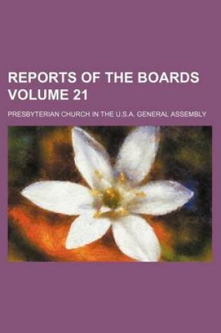 Cover of Reports of the Boards Volume 21