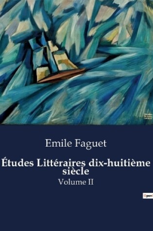 Cover of Études Littéraires dix-huitième siècle