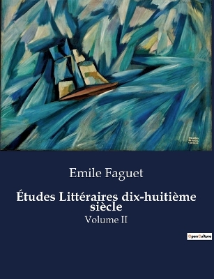 Book cover for Études Littéraires dix-huitième siècle