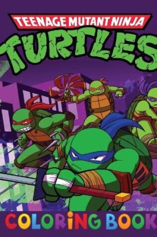 Cover of Ninja Turtles Coloring book for kids