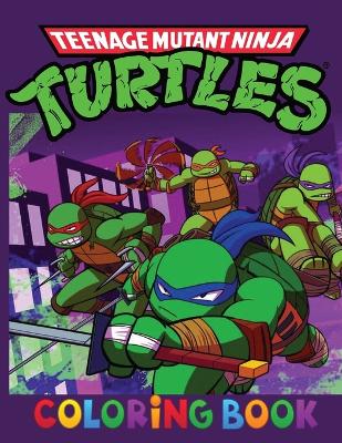 Cover of Ninja Turtles Coloring book for kids