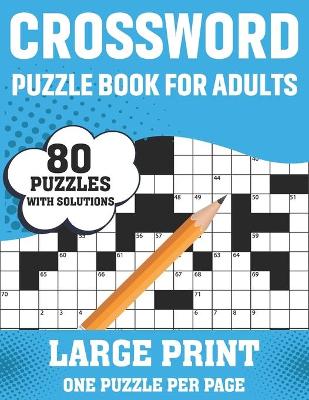 Book cover for Crossword Puzzle Book For Adults
