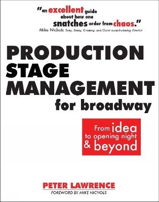 Book cover for Production Stage Management for Broadway