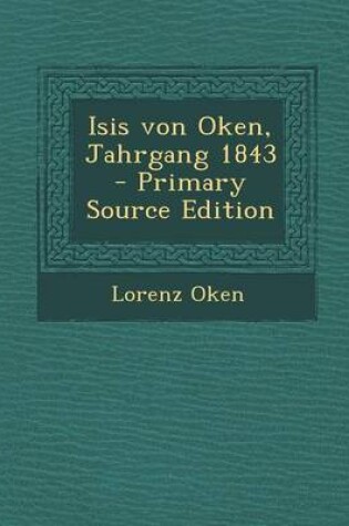 Cover of Isis Von Oken, Jahrgang 1843