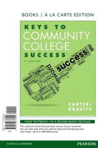 Cover of Keys to Community College Success, Student Value Edition