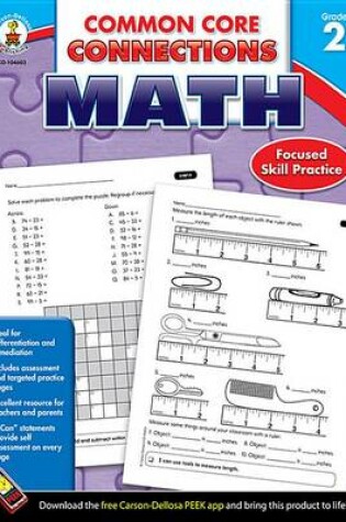 Cover of Common Core Connections Math, Grade 2