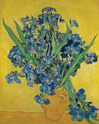 Book cover for Vincent Van Gogh Irises - Wide Ruled Lined Journal