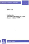 Book cover for Analyse Der Industrieprivatisierung in Polen, Ungarn Und Der Csfr