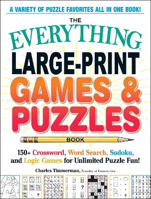 Cover of The Everything Large-Print Games & Puzzles Book