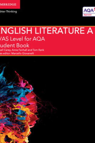 Cover of A/AS Level English Literature A for AQA Student Book