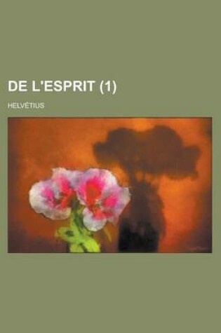 Cover of de L'Esprit (1)