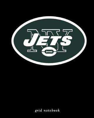 Book cover for NY Jets grid notebook