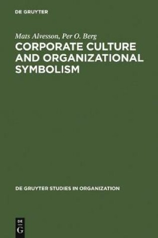 Cover of Corporate Culture and Organizational Symbolism